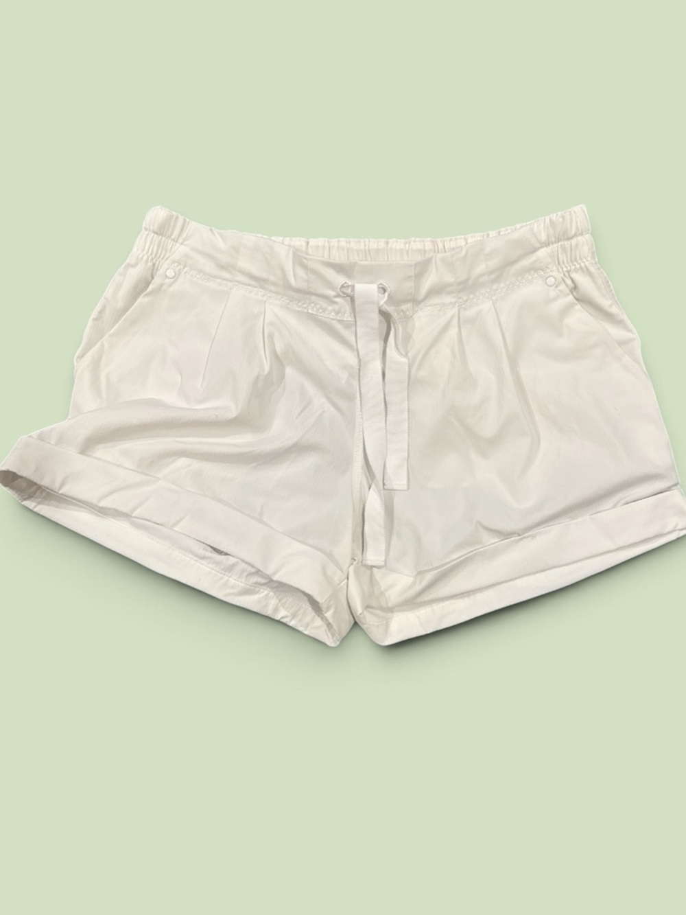 lululemon athletica White Athletic Drawstring Shorts